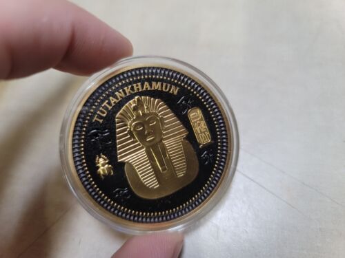 Solomon 2022 Tutankhamun ancient Egypt gold mask commemorative coin gold plated