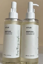 2X Anua Heartleaf Pore Control Cleansing Oil 6.76 oz Each No Box Exp 7/26