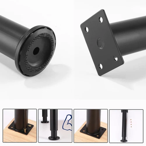 1/2/4x Adjustable Kitchen Worktop Desk Breakfast Bar Table Leg Support 72-110CM - Picture 5 of 13
