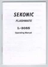 SEKONIC 308S LIGHT METER INSTRUCTION MANUAL ORIGINAL PRINT JAPAN/not copies 