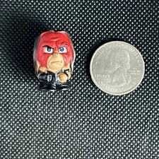 Kane The Big Red Machine WWE Teenymates 1" Mini Figure. Party Animal, Inc. Used.