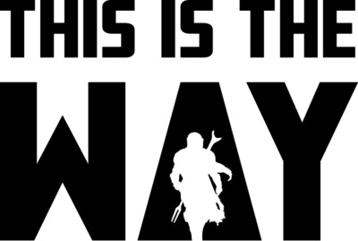 This Is The Way Mandalorian Inspired Decal Sticker