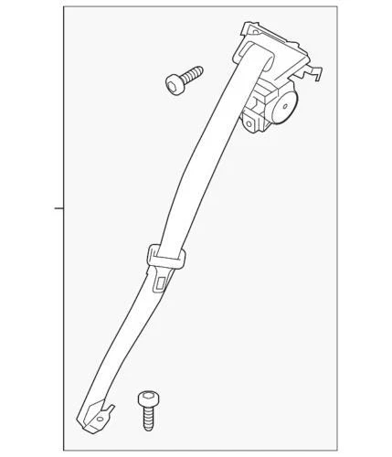 Conjunto de cinturón de seguridad para Ford (N/P JR3Z-63611B69-AC)