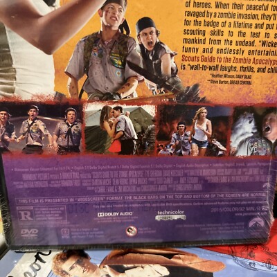Scouts Guide to the Zombie Apocalypse 2015 DVD Tye Sheridan Horror