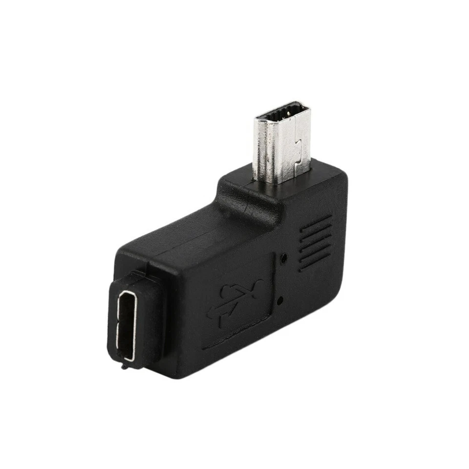 Mini USB 5-Pin Right Angle Male to Micro USB 5-Pin Female Sync Adapter - Image 3 of 4