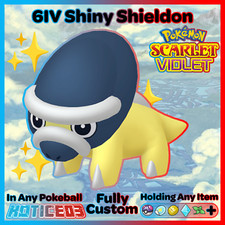 ✨Shiny Shieldon 6IV✨ Pokemon Scarlet & Violet 🚀Fast🚀 Indigo Disk DLC