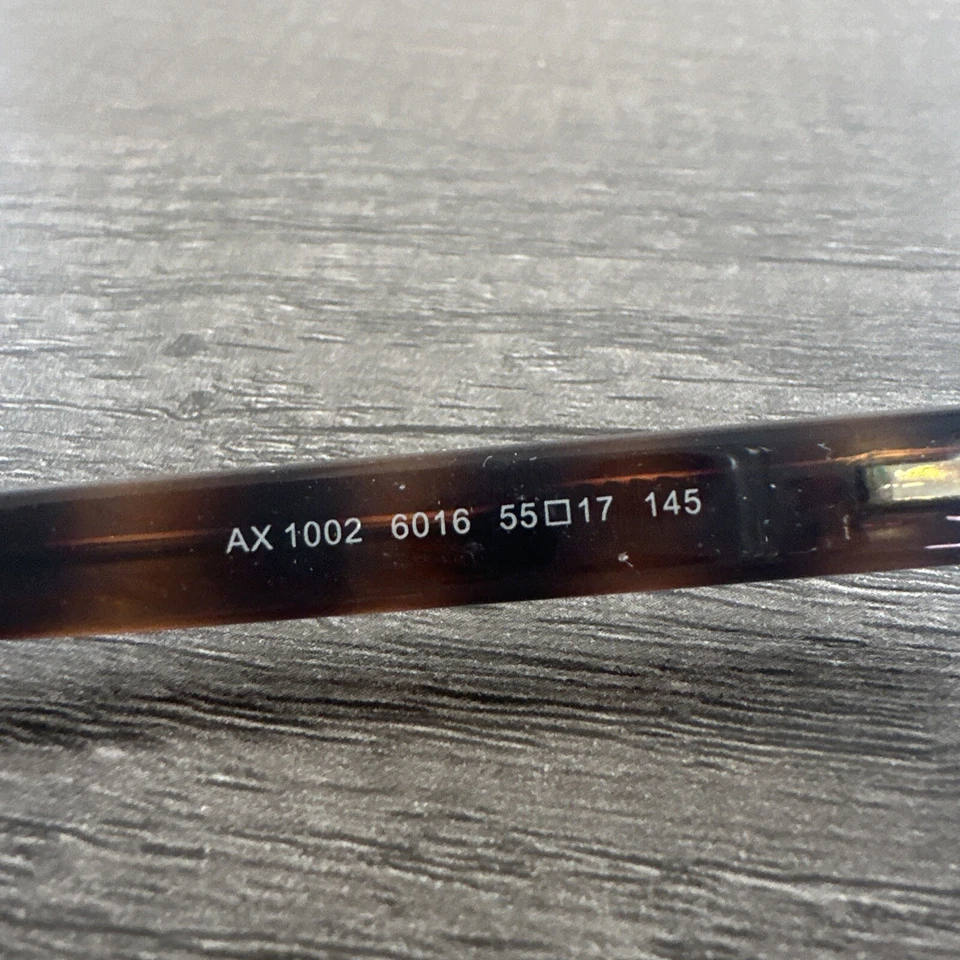 Gafas Armani Exchange AX 1002 6016 55-17-145 marrón borde completo SOLO MARCOS Foto 3 de 4