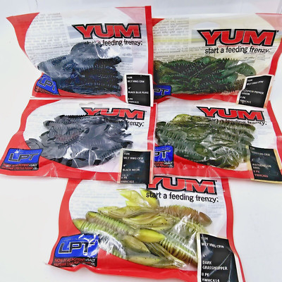 Yum 4” Wooly Hawg Hog Craw YWHC4 Crawfish Profile Soft Plastic 8