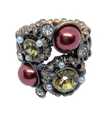 Cocktail Ring, Statement Ring, Adjustable Ring, Crystal Ring, Fashion Ring 2.5cm