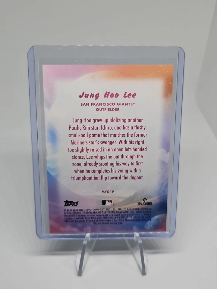 2024 Topps Update Series - Jung-Hoo Lee Mystical #MYS-19 RC  - Image 2 of 2