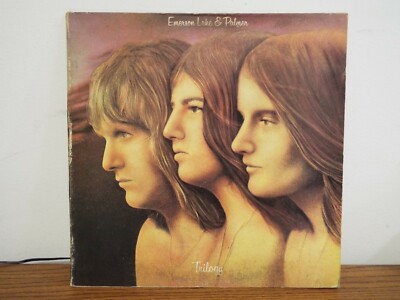 ELP EMERSON LAKE & PALMER TRILOGY 1972 ROCK LP VINYL ALBUM