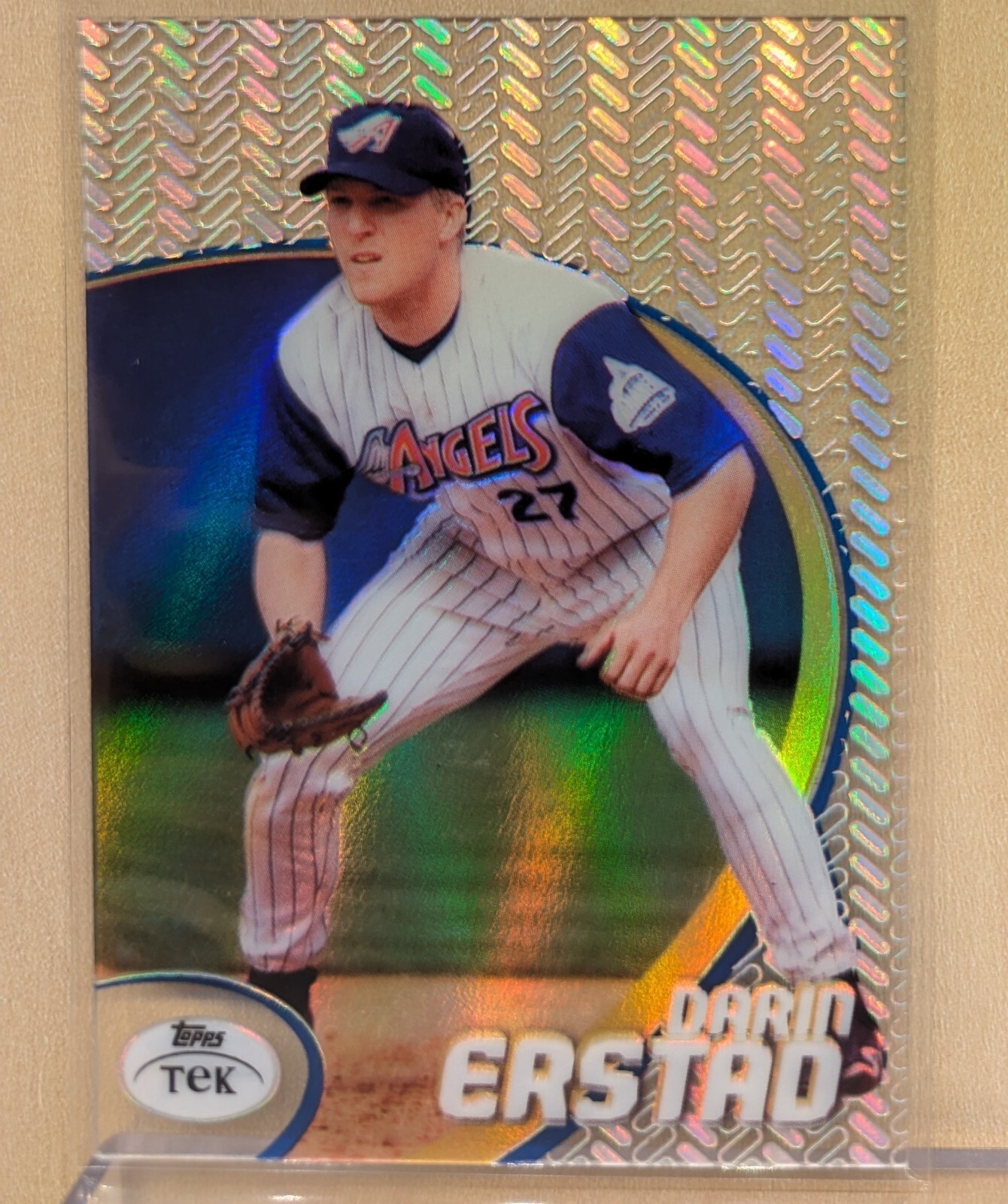 1998 Topps Tek Pattern 27 #35 Darin Erstad RARE PATTERN VARIATION P-27