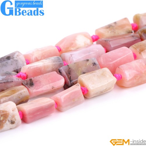 Natural Assorted Gemstone Faceted Tube Column Beads for Jewelry Making 8x12mm - Picture 54 of 192