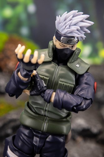 NUOVO SHF Ninja Figure Hatake Kakashi 6" Action Figure CON SCATOLA SET - Foto 8 di 23