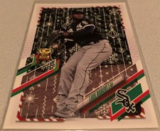 2021 Topps Holiday Walmart Baseball Luis Robert Chicago White Sox Rookie Cup 128