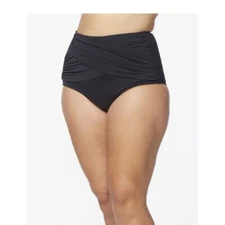 Ruby Ribbon Palm Beach Swim Brief Black NWT Size XXL