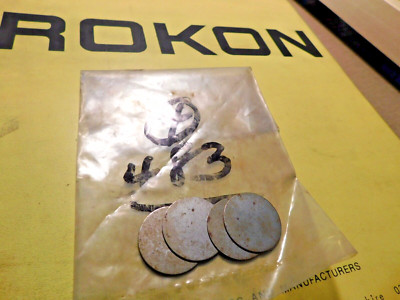 Set of 4  - NOS OEM ROKON Trail-Breaker, Brake Caliper Puck Disc, Shim # 100483