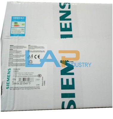 Contacteur Industriel Siemens 3TF5422-0AK6 Remplacement - 250A AC, 3 Pôles, Bobine 120V - Pour DIN Rail