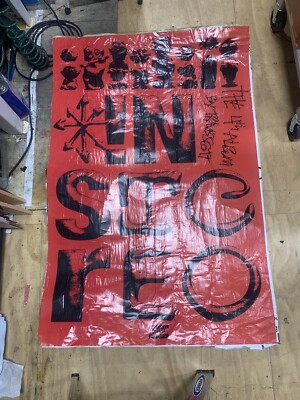 Travis Scott Utopia Tour Circus Maximus BIG wheatpaste Poster Oversized NYC
