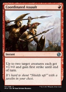 Coordinated Assault - Foil x1 - Iconic Masters - NM-Mint, English - Iconic Maste