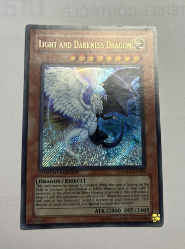 Yu-Gi-Oh - LIGHT AND DARKNESS DRAGON - YG01-EN001 - Secret - NM/M L | eBay