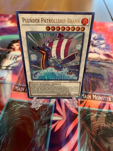 Yu-Gi-Oh! Plunder Patrollship Brann – IGAS-EN087 Secret Rare Unlimited Edition Trading Card - View #4