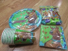 Scooby Doo Birthday Multi-color Party Supplies 4pc Lot NOS
