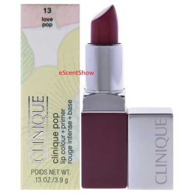 Clinique Pop Lip Colour + Primer Color Lipstick .14 oz / 4 g Full Size NIB