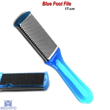 Professional Chiropody Hard Dead Skin Removal Blue Foot File Foot Care Tools