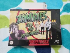 Zombies Ate My Neighbors Super Nintendo Transparent Green Limited Run Games SNES
