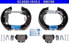 Bremsbackensatz Original ATE TopKit 03.0520-1515.3 für PA BA HYUNDAI i10 1 2 IA