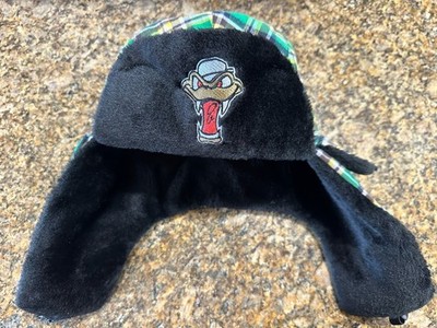 Wisconsin Timber Rattlers MLB Baseball Head Logo Plaid Trapper Hat