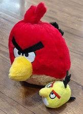 Angry Birds Plush Toy Space Red Commonwealth 12"-Chuck Pull the Tail Rumbler lot