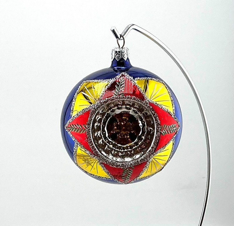 RADKO STARFIRE GLASS CHRISTMAS ORNAMENT  94-423-0