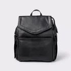 Flap Top Diaper Backpack - Black - Cloud Island