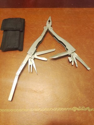 Stainless Steel Multi Tool With 17 Functions Including XL Measurement Tool