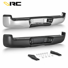 Vrc Black Chrome Steel Rear Bumper Assembly For 2005-2015 Toyota Tacoma Pickup