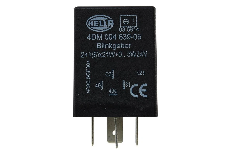 Relé intermitente HELLA relé intermitente 4DM 004 639-061 electrónico - Imagen 2 de 4
