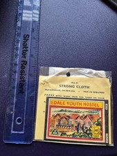 Edale Youth Hostel YHA Strong Cloth Patch Badge vintage 1980's- Never opened!