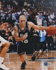 Mike Bibby signiertes Foto 20x25 &ndash; Sacramento Kings Autogramm &ndash; COA Beckett