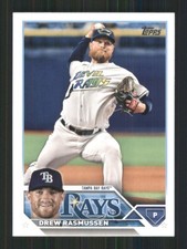 2023 Topps #449 Drew Rasmussen Tampa Bay Rays 40665