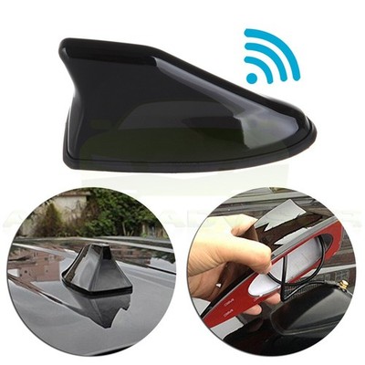 New Shark Fin  Roof Antenna Radio FM/AM Decoration Aerial Black For Toyota/BMW