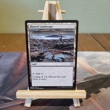 MTG Blasted Landscape 238 - The List - Commander Anthology - Uncommon Free P&P
