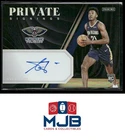 2024 Panini Basketball Yves Missi Private Signings Auto Rookie #PS-MIS Pelicans