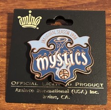 Vintage Aminco WNBA Washington Mystics 1998 Inaugural Season Pin Free Shipping