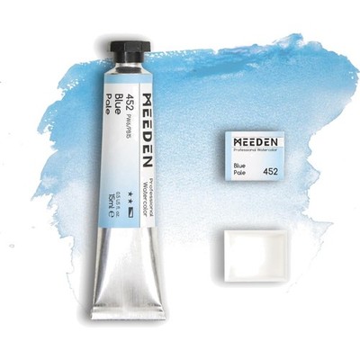 Aquarellfarbe blassblau 15ml Set, Künstler, Hobby, Atelier, Nass Technik