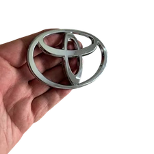 Silver Rear Trunk Emblem Chrome Logo Toyota Camry Celica Corolla 02-08