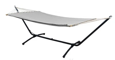 Outdoor Hängematte mit Gestell - 310cm Hängemattengestell 200x120 Stabhängematte - Bild 1 von 4
