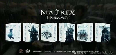 matrix trilogy uhd club wood lenticular bluray 4k limited one click uhdclub