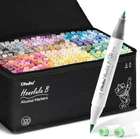 Ohuhu 320 Colors Alcohol Markers Brush & Fine Tip- Refillable Markers--New Color